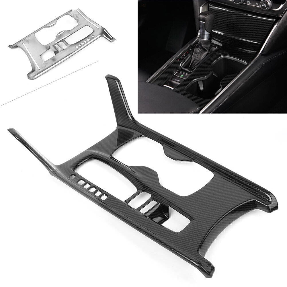 Gear Shift Box Water Cup Holder Cover Trim Fit for Honda Accord 2018 ABS Plastic