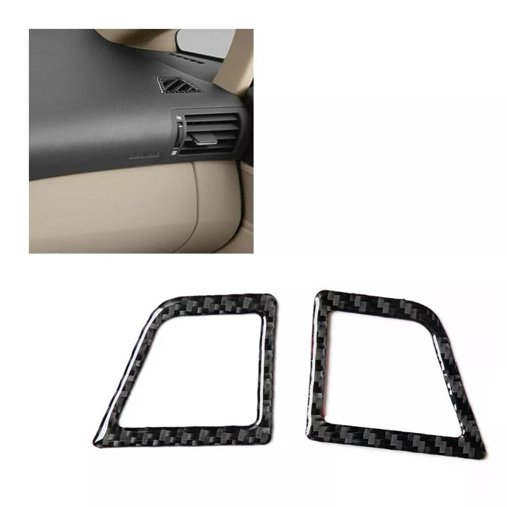 2ps Carbon Fiber Dashboard Air Outlet Cover Trim for Lexus RX350,RX450H 10-12 n