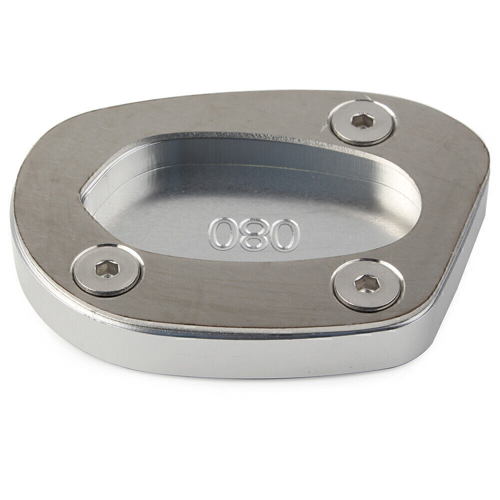 Silver Side Stand Extension Kickstand Enlarger Plate for Speed Twin 1200 2019-21 Q
