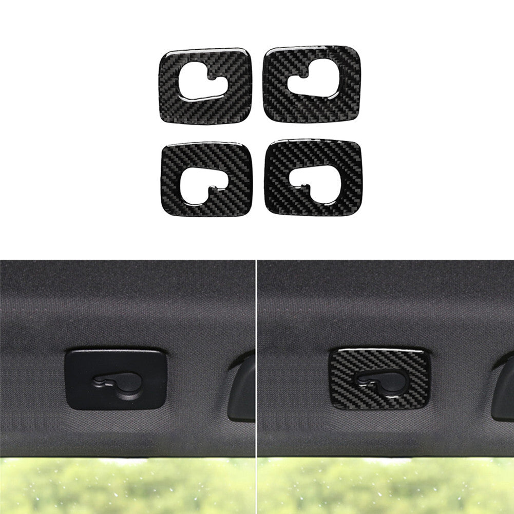 Carbon Fiber Navigation Console Cover Trim for Tiguan 2013-2017 C v