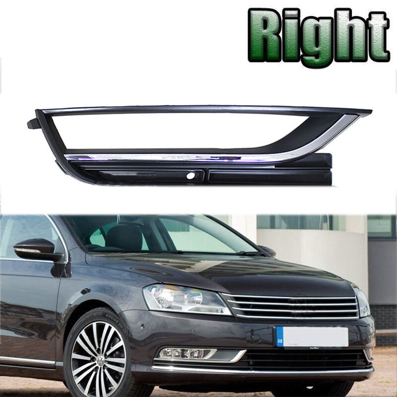 Right Front Bumper Fog Light Cover Chrome for VW for Passat 2011-2015 v