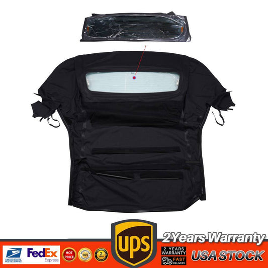 Black Convertible Soft Top  for ford  for Mustang 2005-2014 w/ Glass Window 1011MUS023 Q