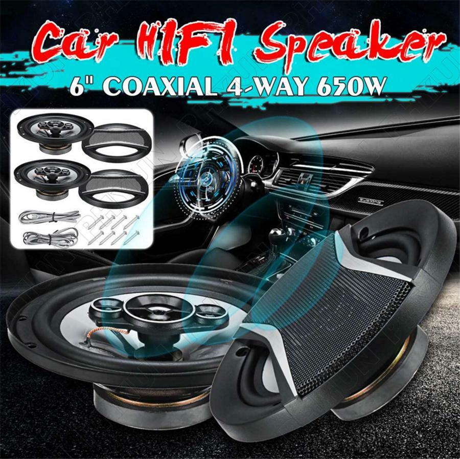 2 ¡Á 650W Car HiFi Coaxial Speaker Auto Audio Music Full Range Frequency Speakers