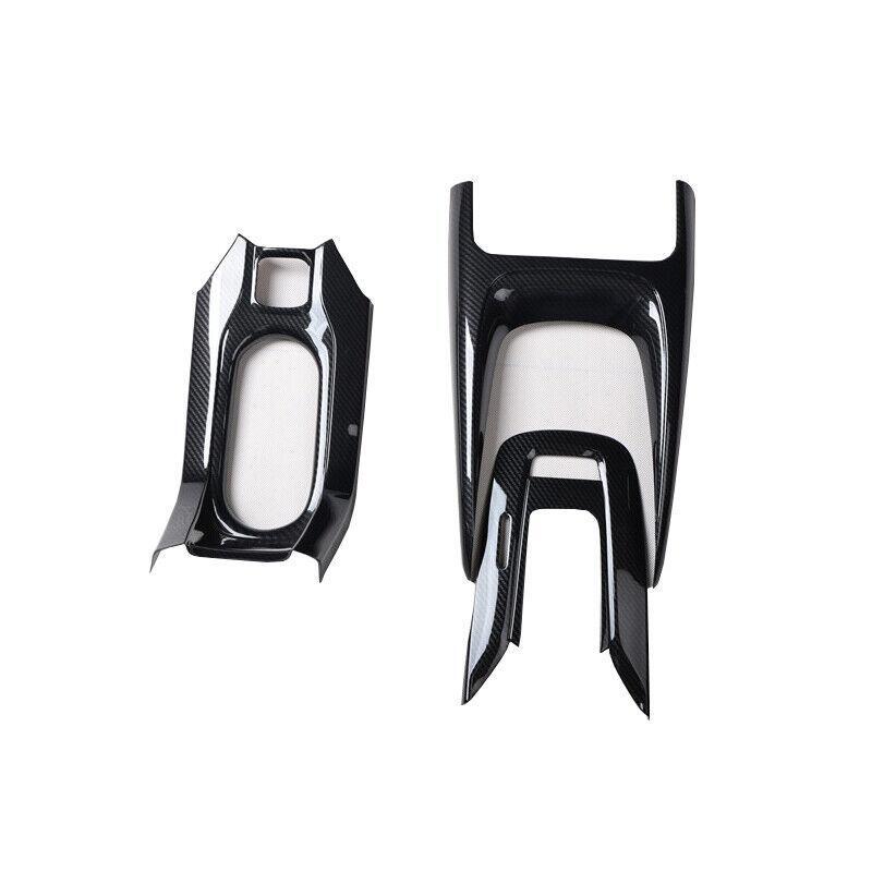Carbon Fiber Central Console Gear Shift Panel 3pc for Toyota for Corolla 2019-2021