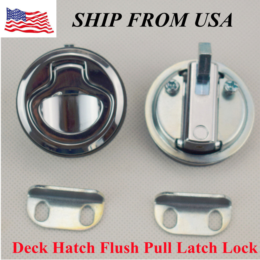 US Marine Boat Deck Hatch Flush Pull Latch Lock Cabin Hardware¡Á2 v