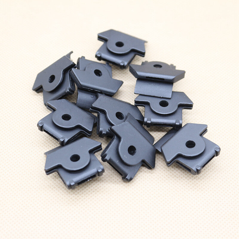 10-pack of Fascia mounting clips and nylon rivets for GM 10108746 front bumper.