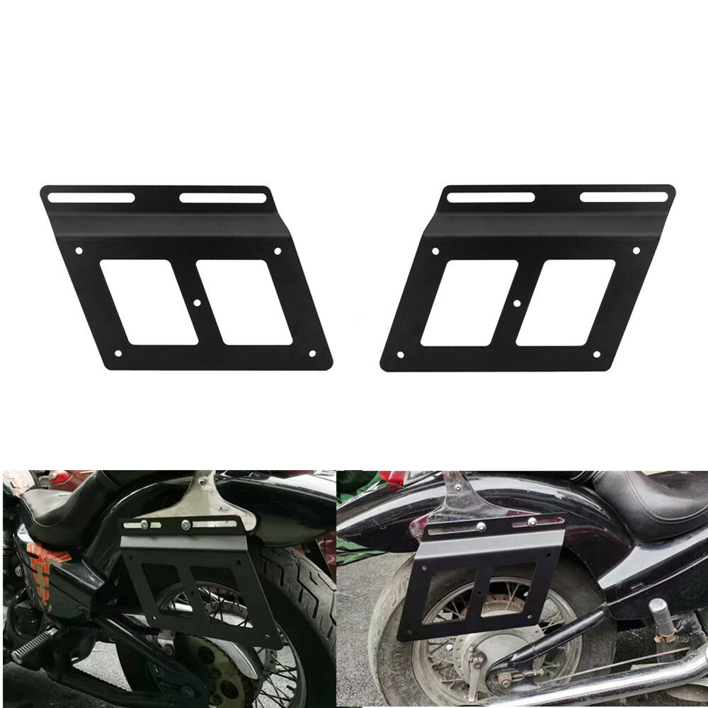 9.5cm-24cm Heavy Metal Adjustable Saddle Bag Support Bar Mount Bracket for Honda Q