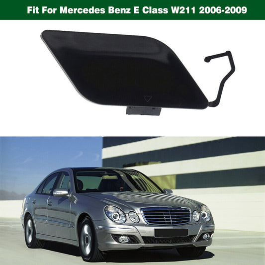 Front Bumper Tow Eye Hook Cover Trailer Cap For M. for Benz E-class W211 2006-2009 Q