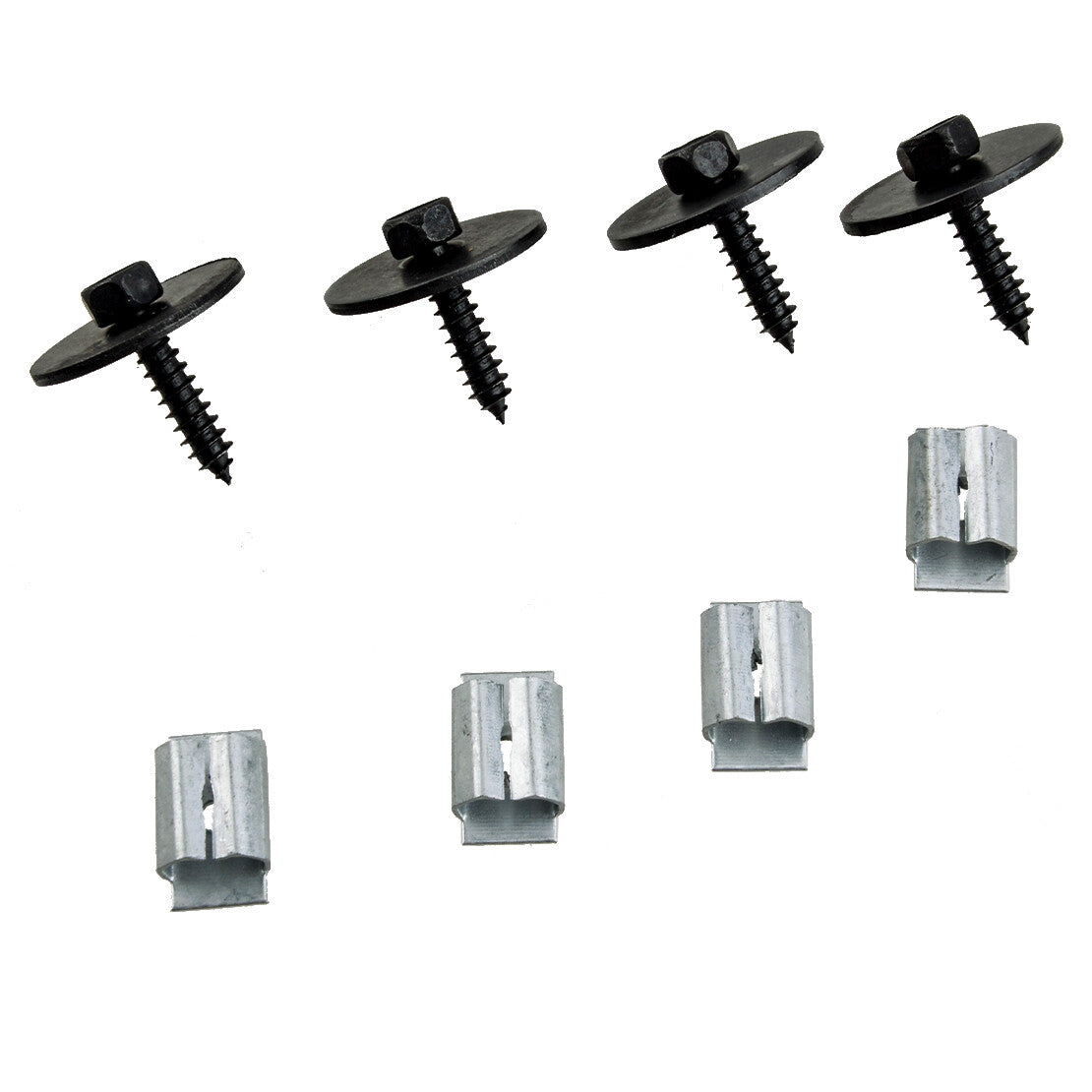 16pcs Undercar Shield Clip Nuts Sheet Metal Screws Fit for Mercedes W124 W125 v