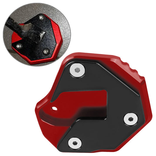 Side Stand Enlarge Kickstand Pad Red for SUZUKI HAYABUSA GSX1300R 2008-2021 Q