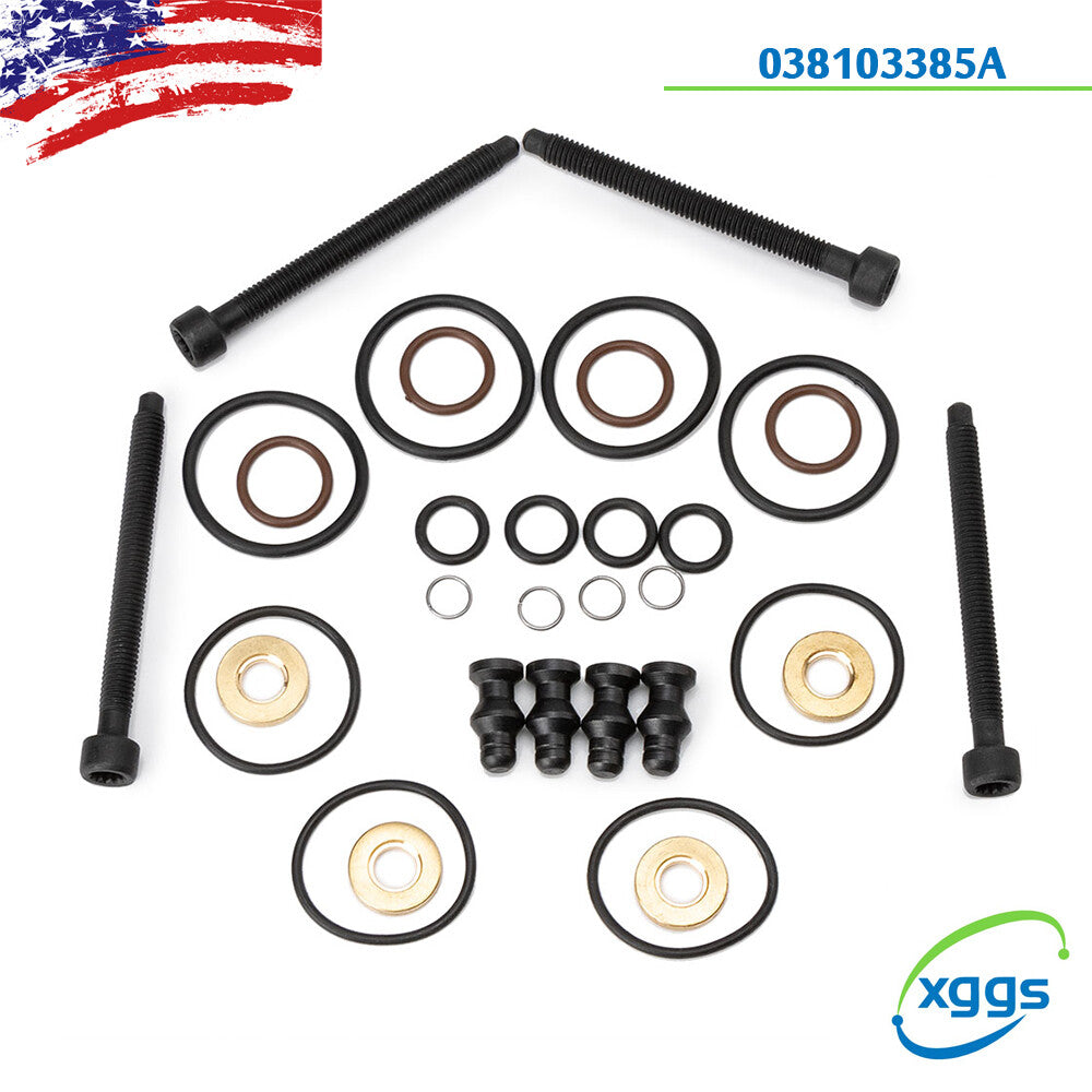 4x Seal Washer With Injector Clamp Bolts Kit Fit for Audi / for Ford / for Skoda Series Vehicle