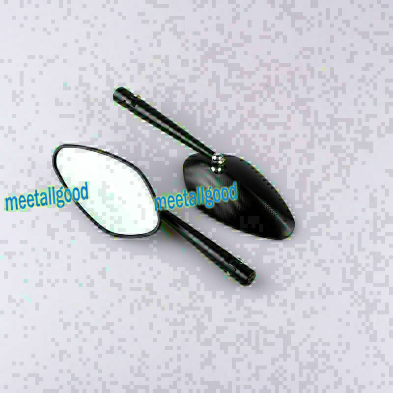 Fit for Kawasaki ER-6F &Z1000SX 2011-15 2x Motorcycle Rear View Mirrors Leaf Style Q