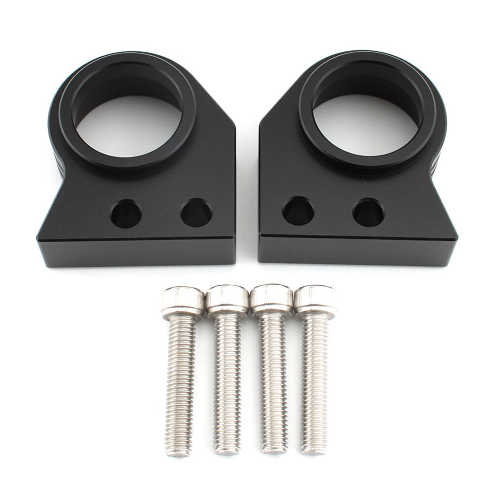 for Kawasaki ZZ-R600 1990-2007 2x Motorcycle HandleBar Riser Lift Clamp Adapters Q