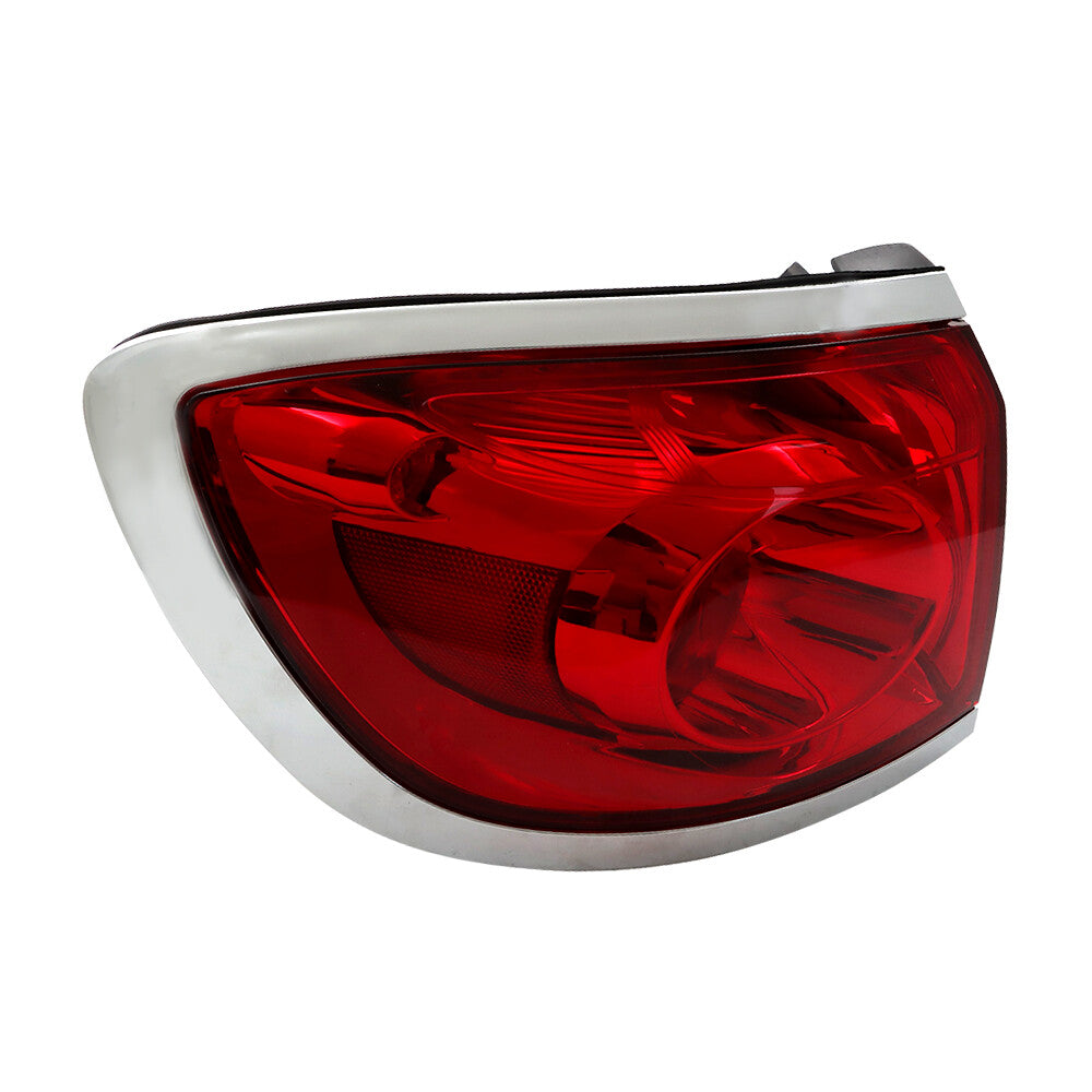 2008-2012 for Buick Enclave LH Side Exterior Chrome Red Halogen Taillight Assembly n