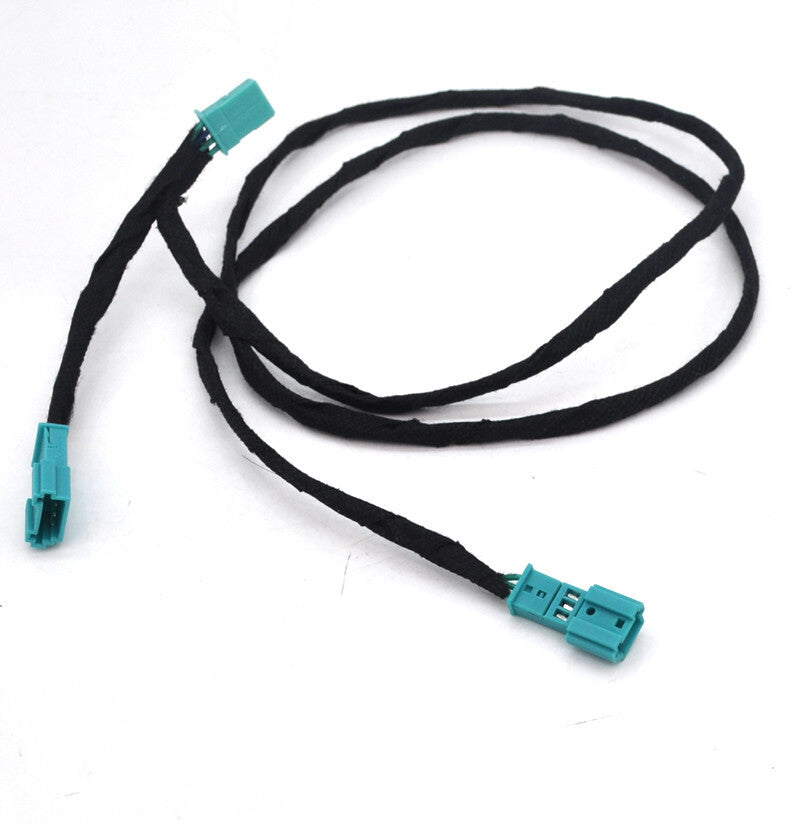 Illuminated LED AC/Radio footwell Y-adapter splitter cable For F30 F32 M3 M4 v
