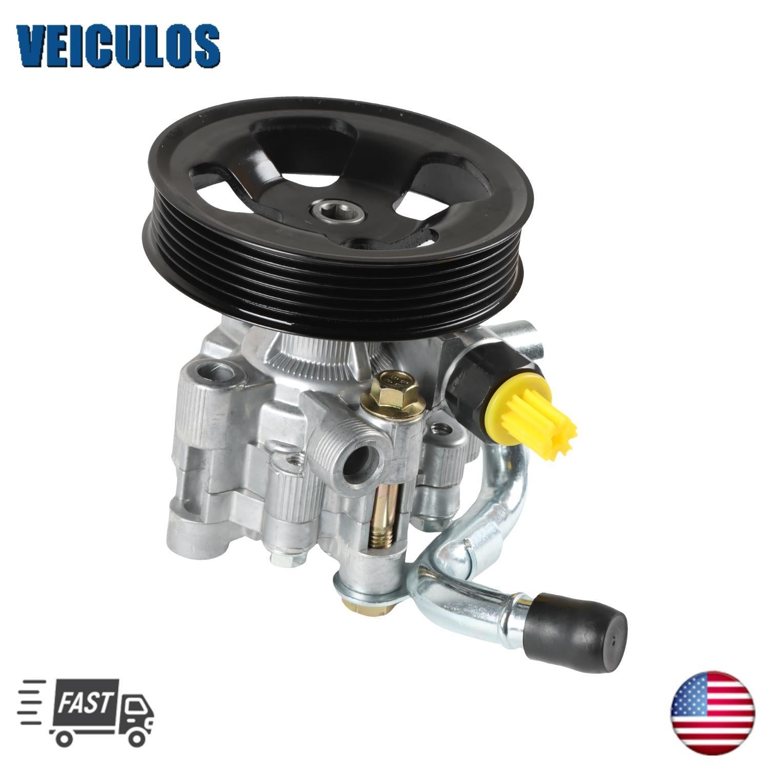 Power Steering Pump w/ Pulley for 98-02 for Chevrolet Prizm for Toyota for Corolla 1.8L L4
