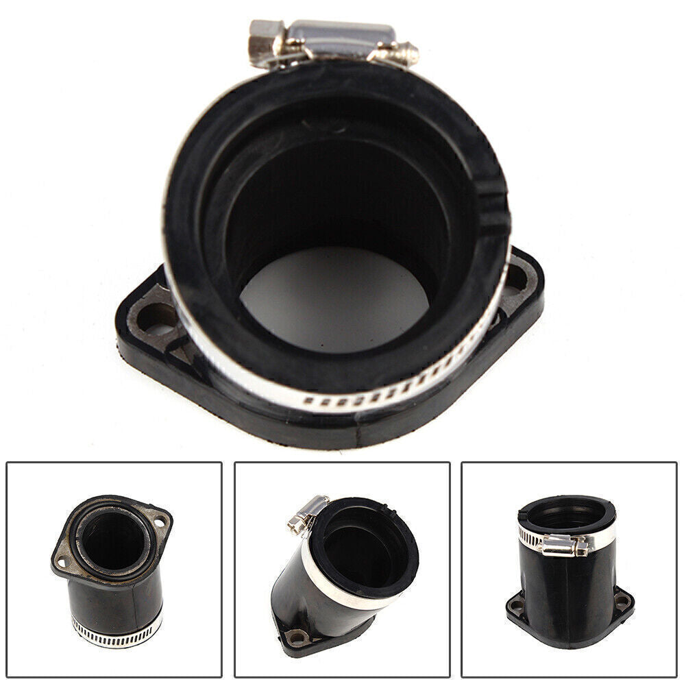 Carburetor Intake Manifold Rubber Boots Adapter for Kawasaki KVF400 Prairie Q