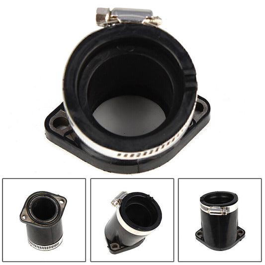 Carburetor Intake Manifold Rubber Boots Adapter for Kawasaki KVF400 Prairie Q