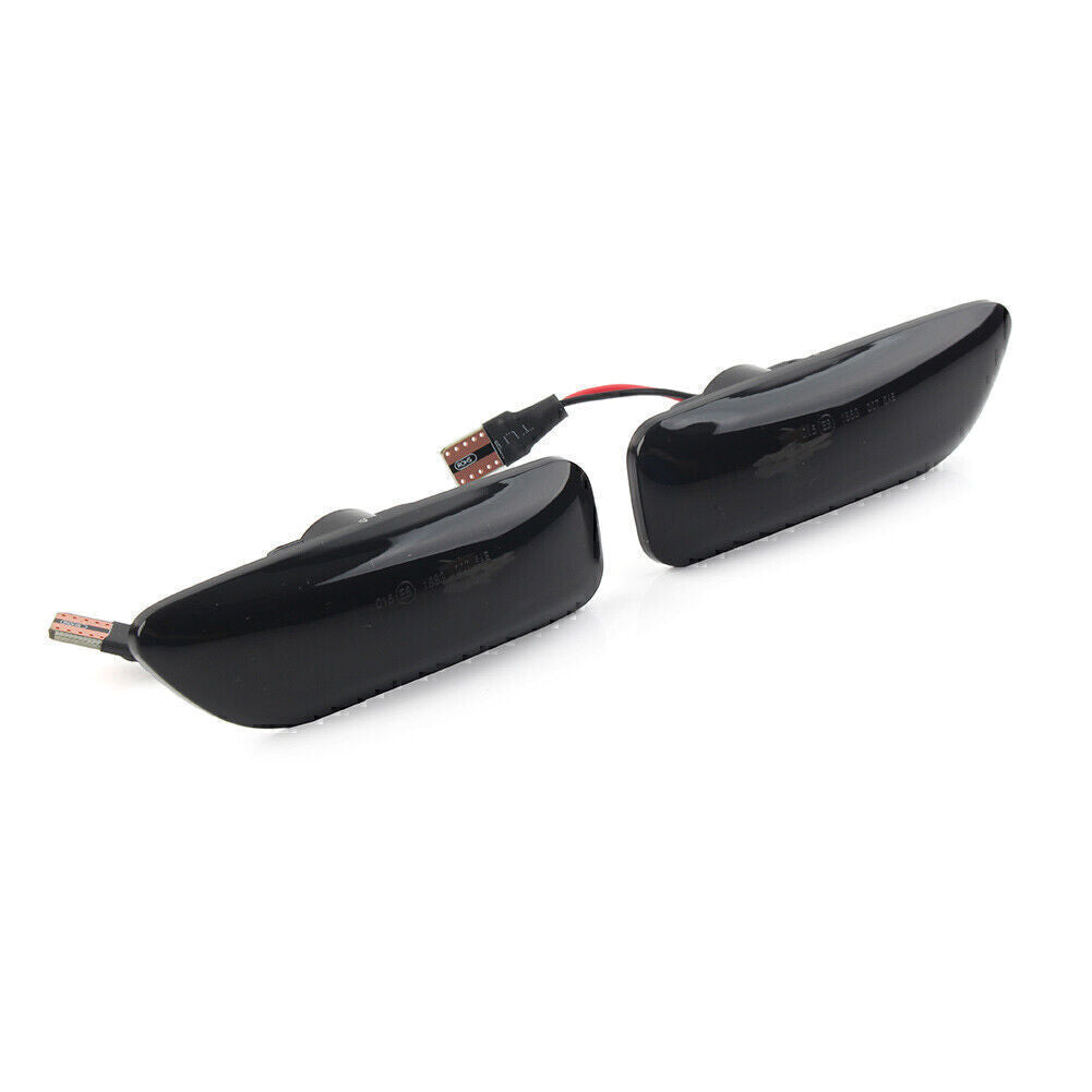 for Volvo S60 S80 MK1 V70 XC90 XC70 Dynamic Smoked Side Marker Turn Signal Light