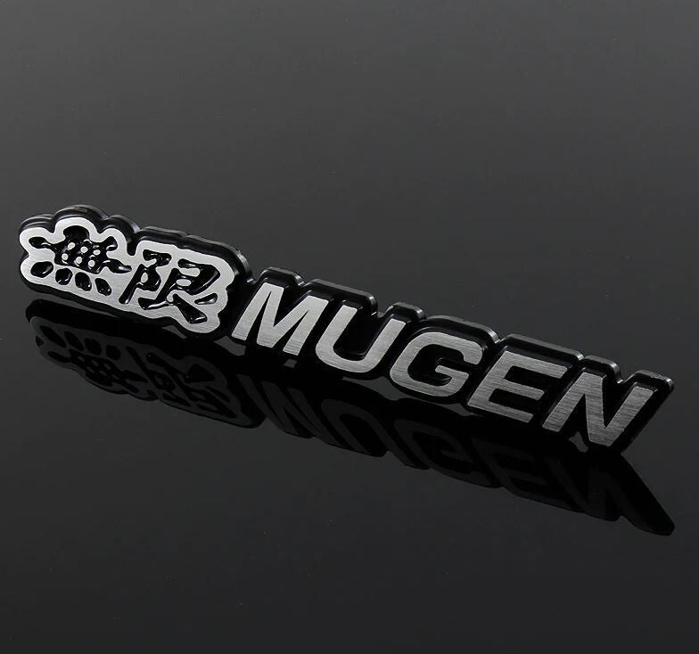 Mugen car rear sticker boot trunk badge for Subaru for Acura black