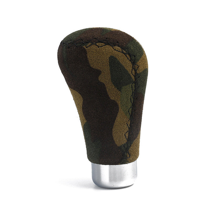 Army camouflage car transmission gear lever cutter head manual/automatic leather - n