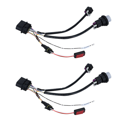 2 Headlight Conversion Wiring Harness Part for Dodge for Ram 1500 2500 3500 2013-18