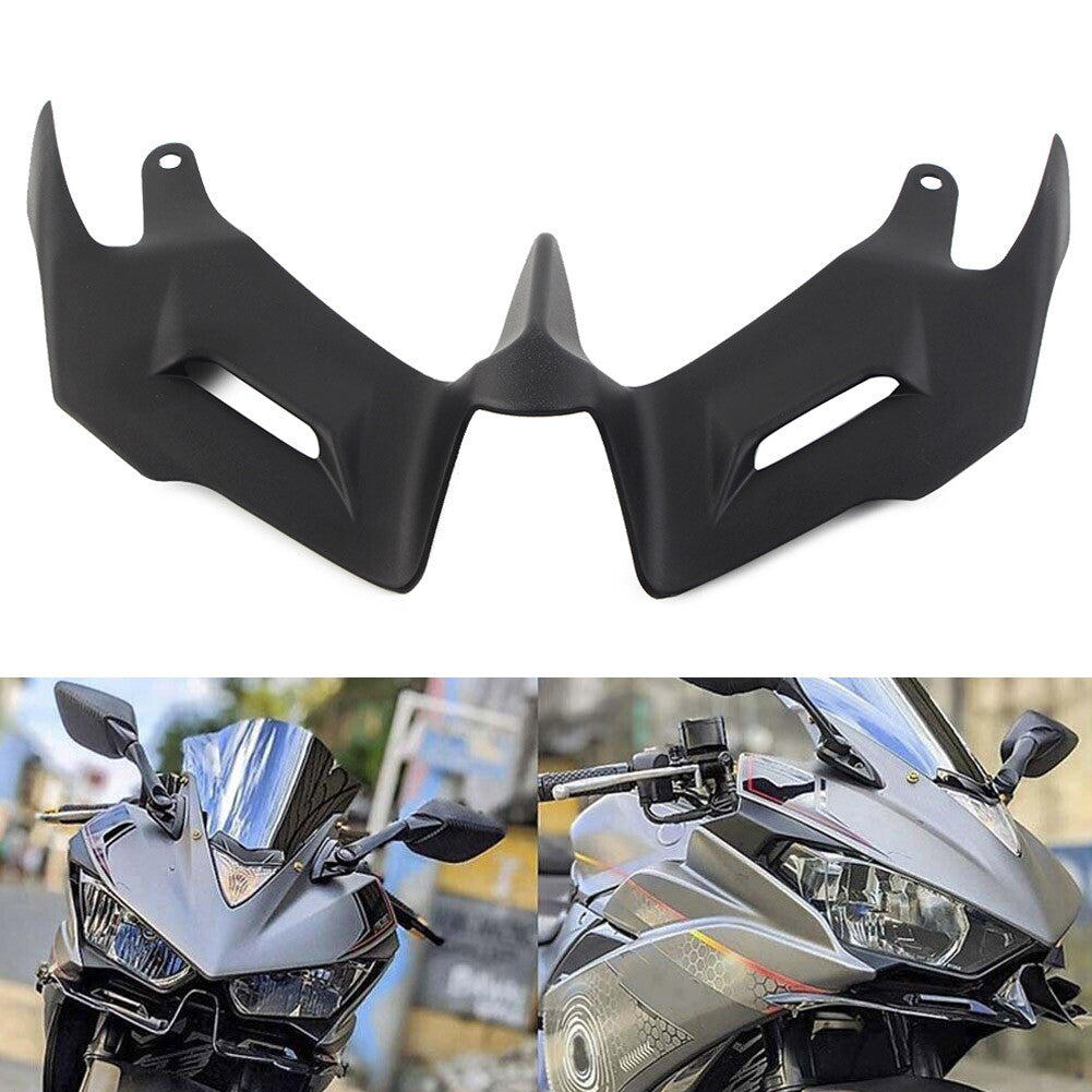 Front Fairing Winglet Aerodynamic Spoiler for Yamaha YZF R3 R25 2014-18