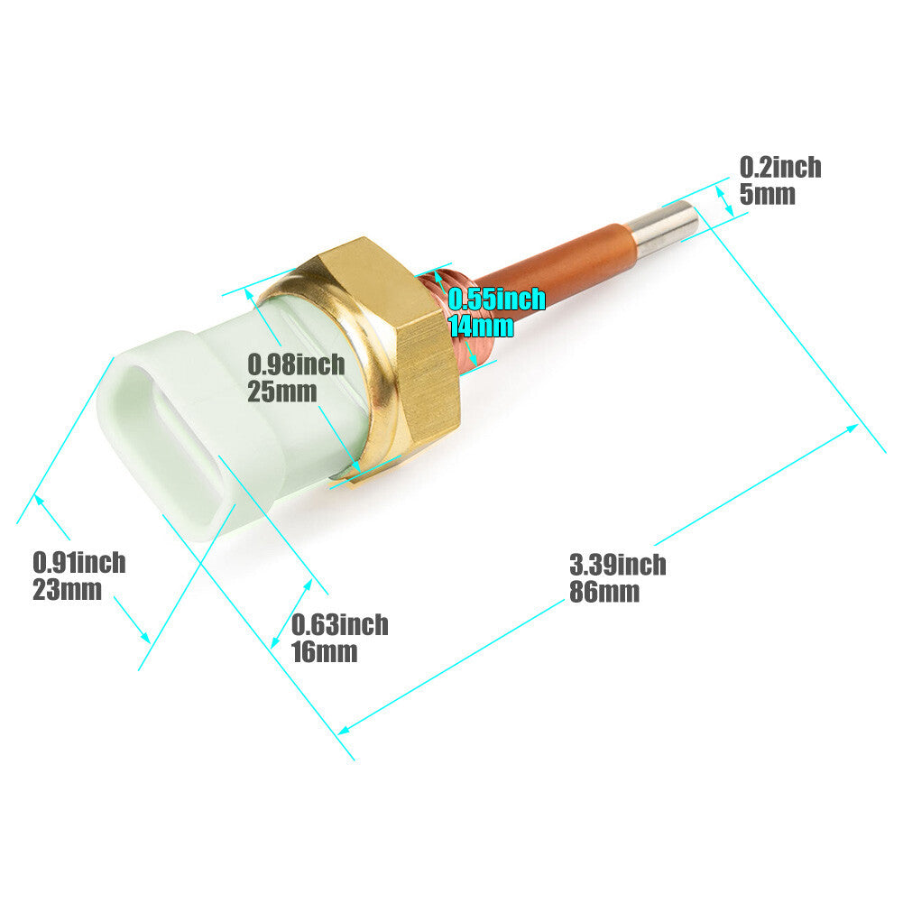 Suitable for Detroit diesel S60 coolant temperature level sensor 23520380- n
