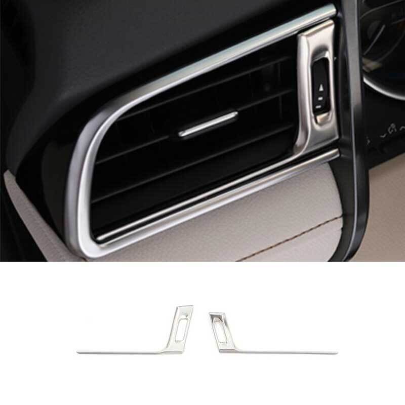 for Camry 2018-2022 Silver Steel Front Side Vent Overlay Cover Trim 2PCS n