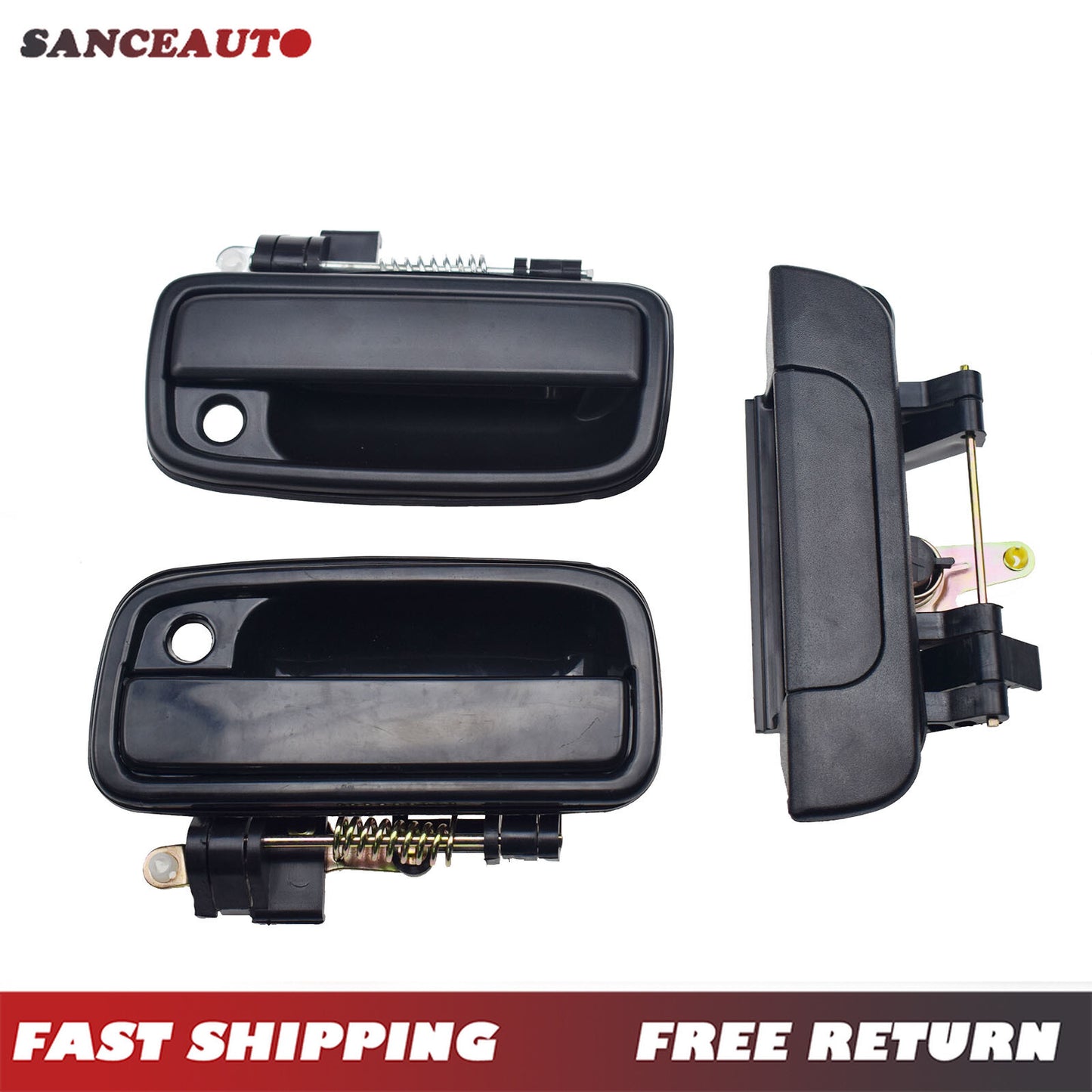 3-piece front and rear exterior door handle kit for 1995-2004 Tacoma 6909035010- n