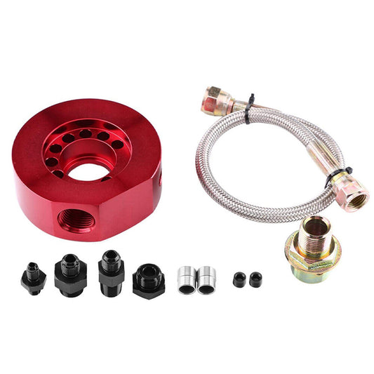 For Ls B18 B20 Aluminum Adapter Plate Sandwich Set VTEC Head Conversion Kit Red