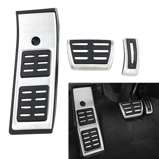 Stainless Steel Car Foot Rest Brake Gas Pedals Cover for Audi Q5 SQ5 Q5L 2018-22