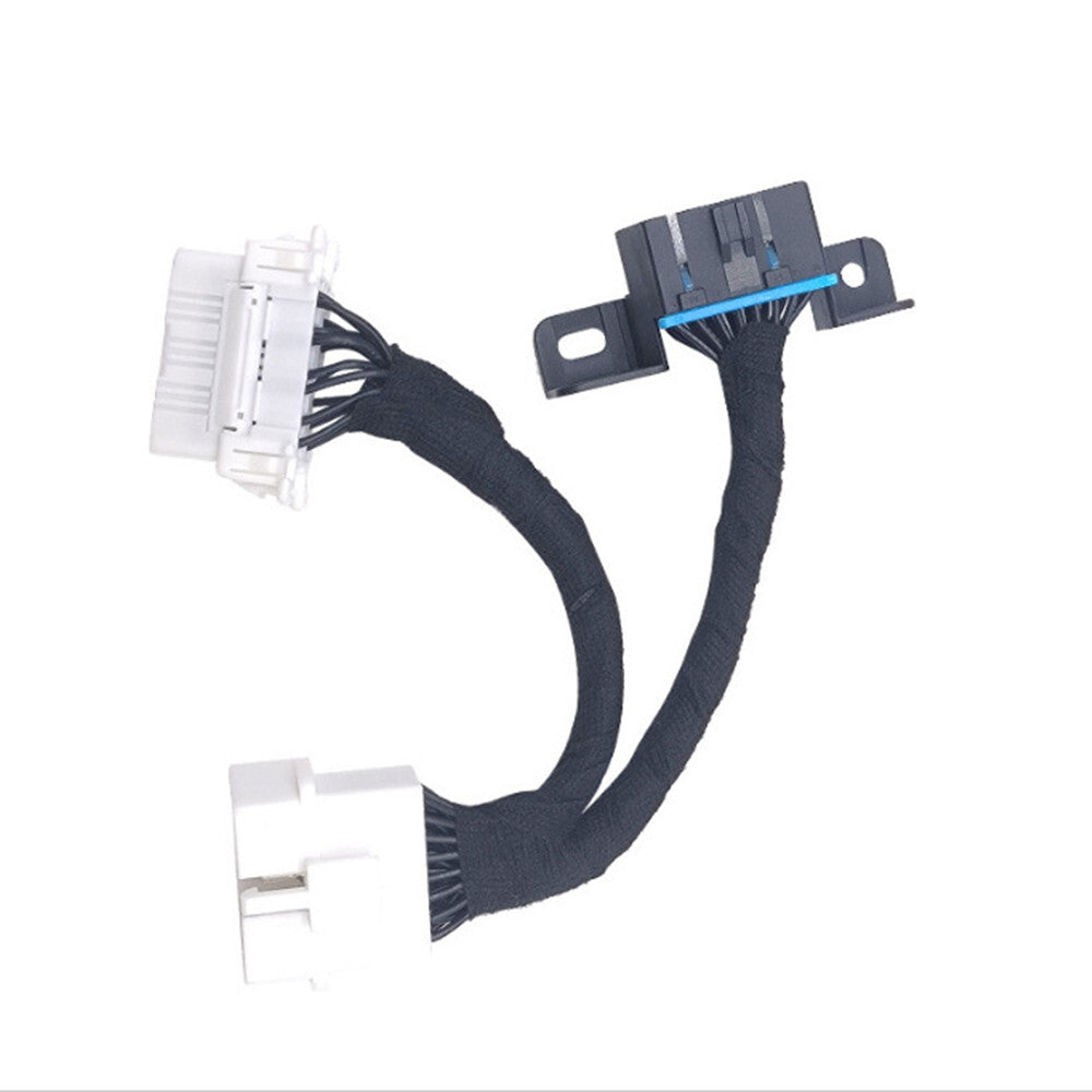 1 to 2 Spliter OBD2 16Pin Extension 15cm Cable Connector Male to Female