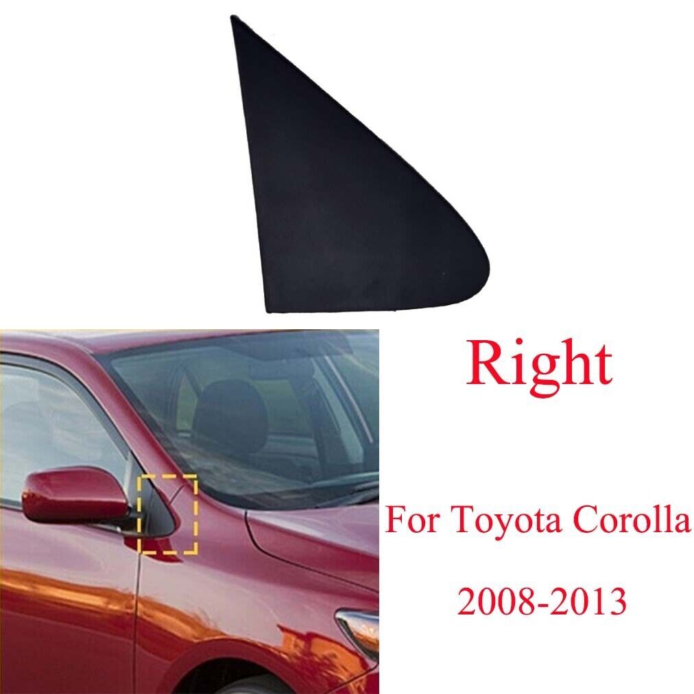 for Toyota for Corolla 2008-2013 Right Side Rear View Mirror Corner Triangle Fender