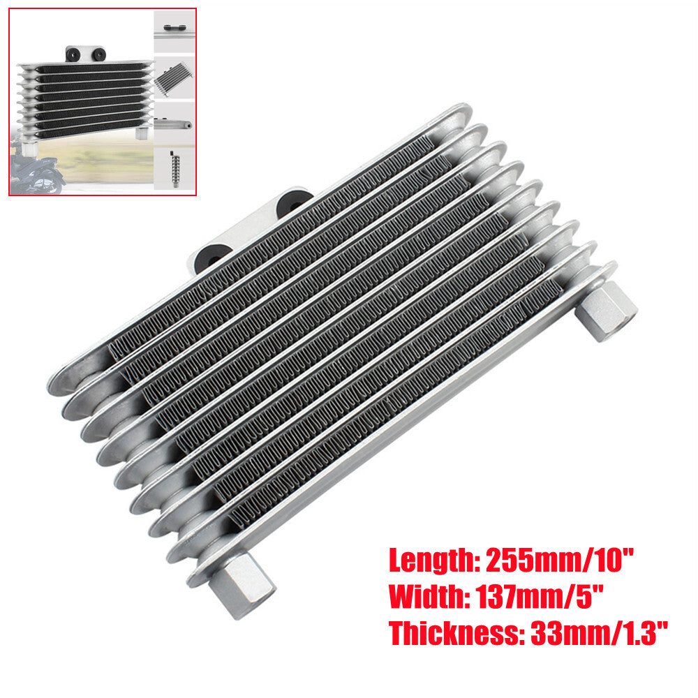 Motorcycle engine oil cooler/radiator suitable for 125cc-250cc all-terrain vehicles, Dirt Pit bicycles - n