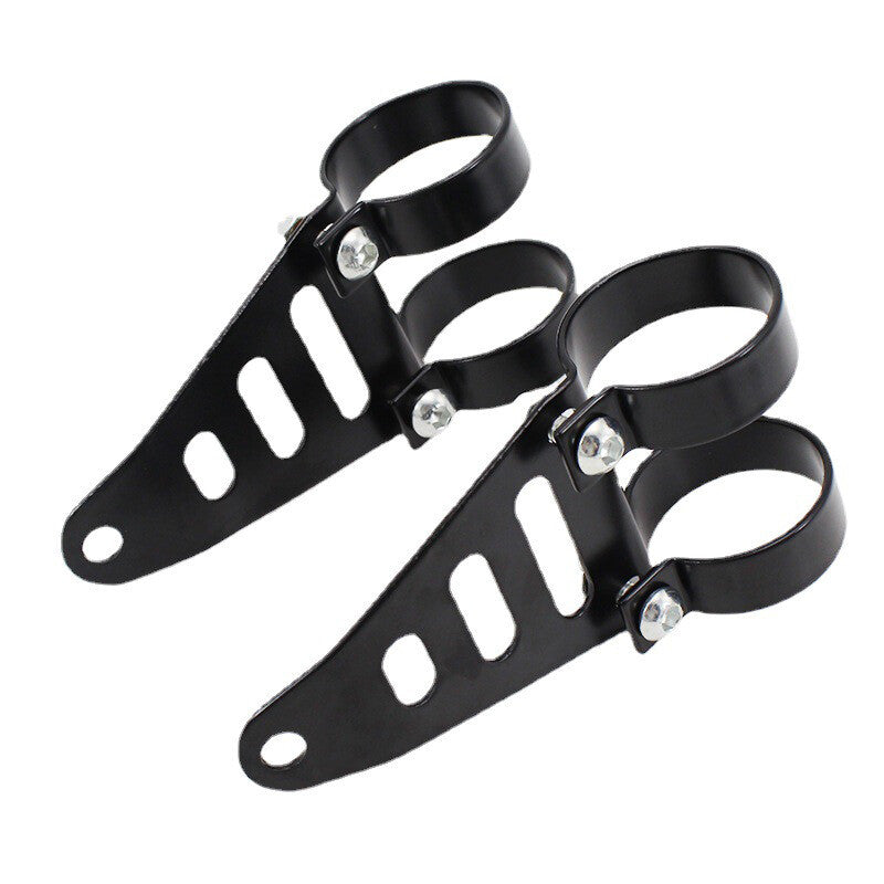 US Motorbike Front Fork Headlamp Bracket Part Headlight Bracket Mount Clamp 2PCS v