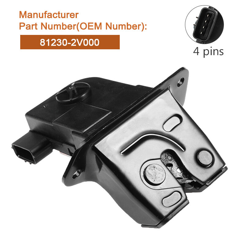 Rear tailgate latch and trunk lid lock actuator motor suitable for 2012-2017 for Hyundai for Veloster .