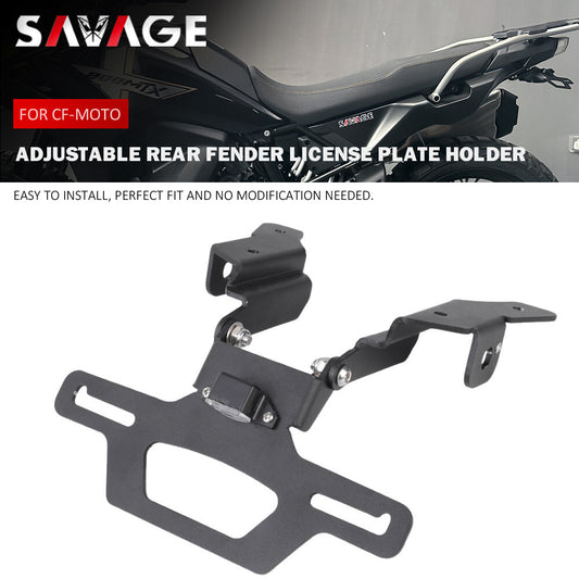 Angel Adjustable Rear Fender License Plate Holder for CFMOTO 450MT 2024 2025 Q