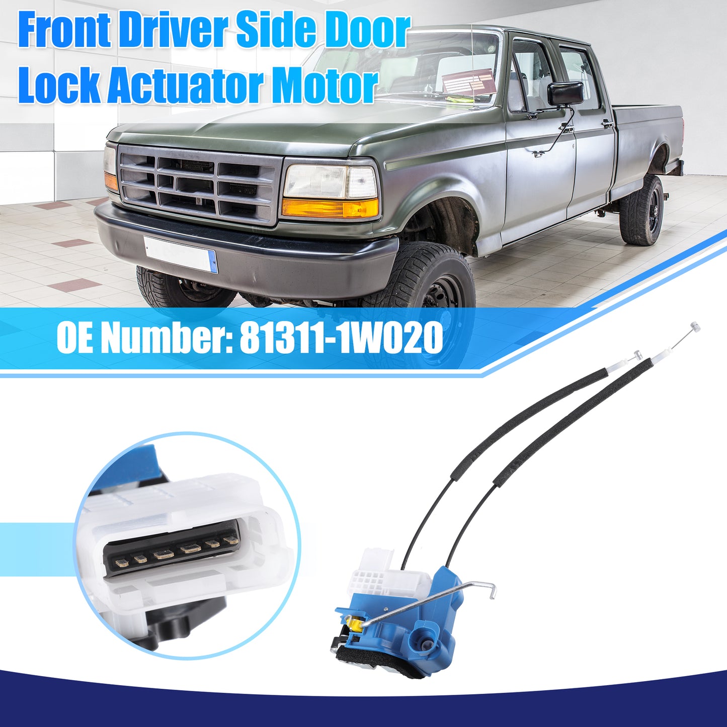Front drive side door lock actuator motor 81311-1W0 kit for Kia Rio (1 piece)