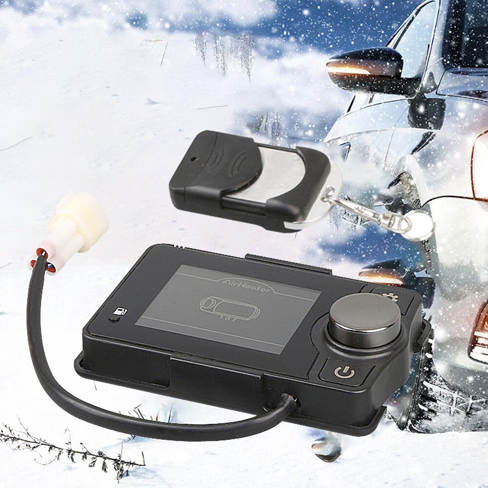 12V/24V Compatible-BT Control Diesel Parking Heater LCD Switch + Remote Control v
