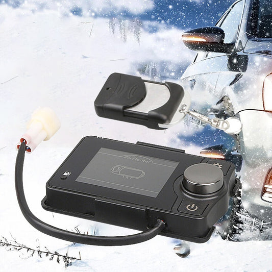 12V/24V Compatible-BT Control Diesel Parking Heater LCD Switch + Remote Control v