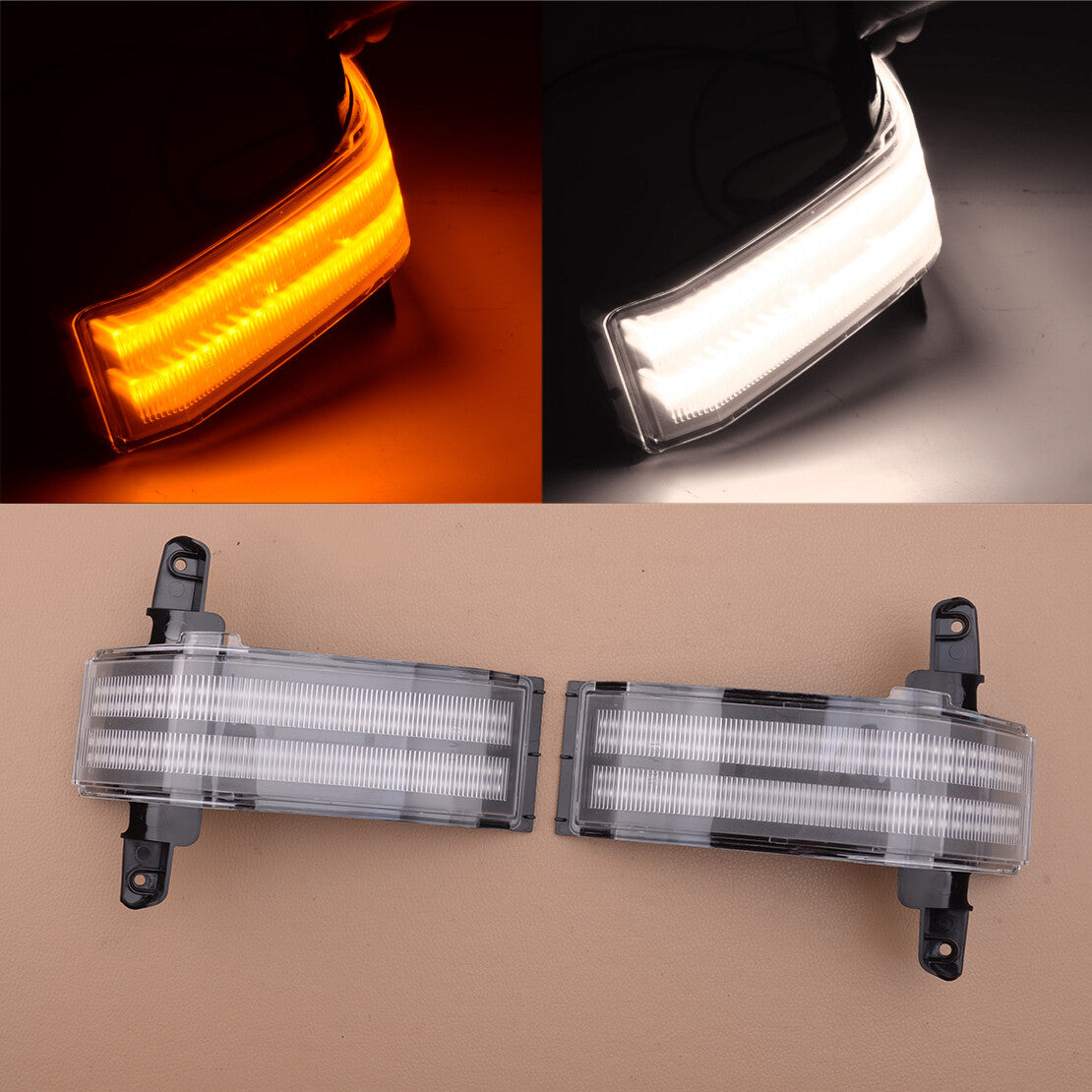 LED Towing Mirror Turn Signal Light Fit for Silverado for GMC for Sierra v