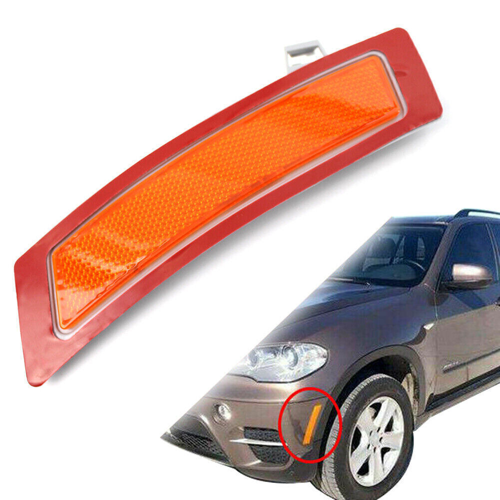 Right Side Front Bumper Marker Cover Reflector Lights for BMW X5 E70 2011-2013