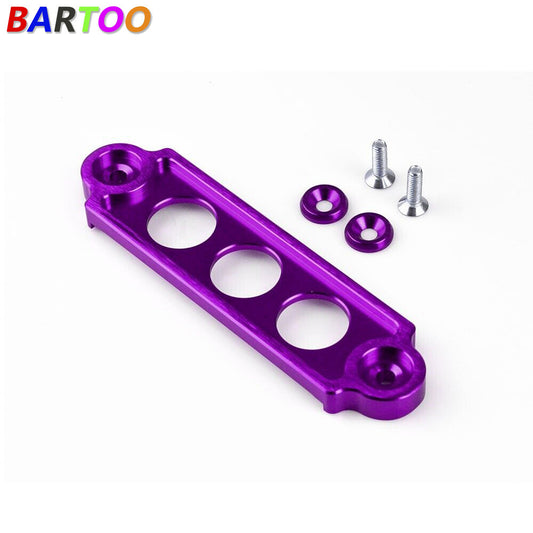 JDM Aluminum Purple Car Battery Tie Down Bracket for Honda for Civic CRX 88-00 Q