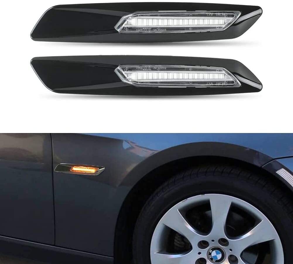 2x for BMW 1 3 5 Series F10 Sequential Amber LED Side Marker Turn Signal Light