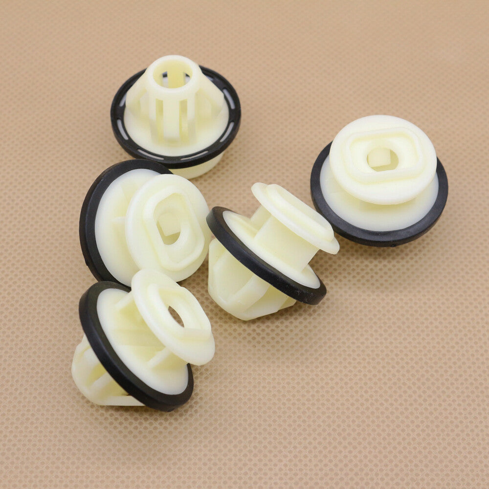 10-Pack Extended Rivet Nylon Push-Type Fixtures for BMW 3 Series, 5 Series, X6, Z4