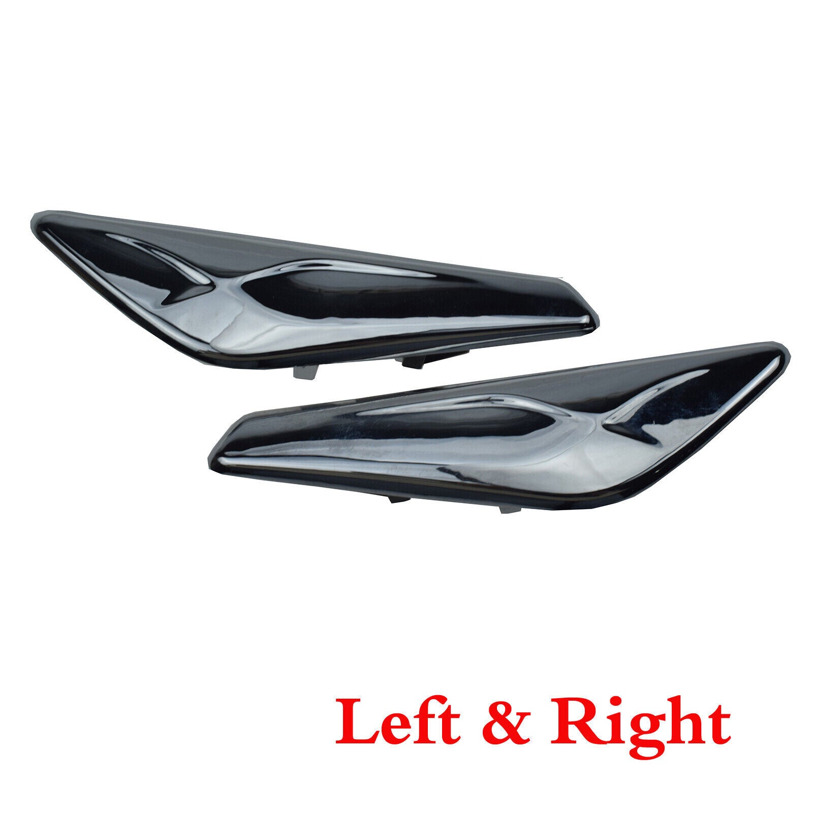 for BMW X3 X4 F25 F26 New Pair Chrome Front Left Right Side Fender Trim Finisher