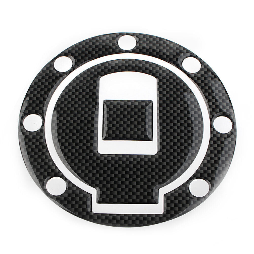 Gas Tank Fuel Cap Cover Pad Fit for Yamaha R1/R6/600 YZF/FZR/FJ/FJR Perforated 98-99