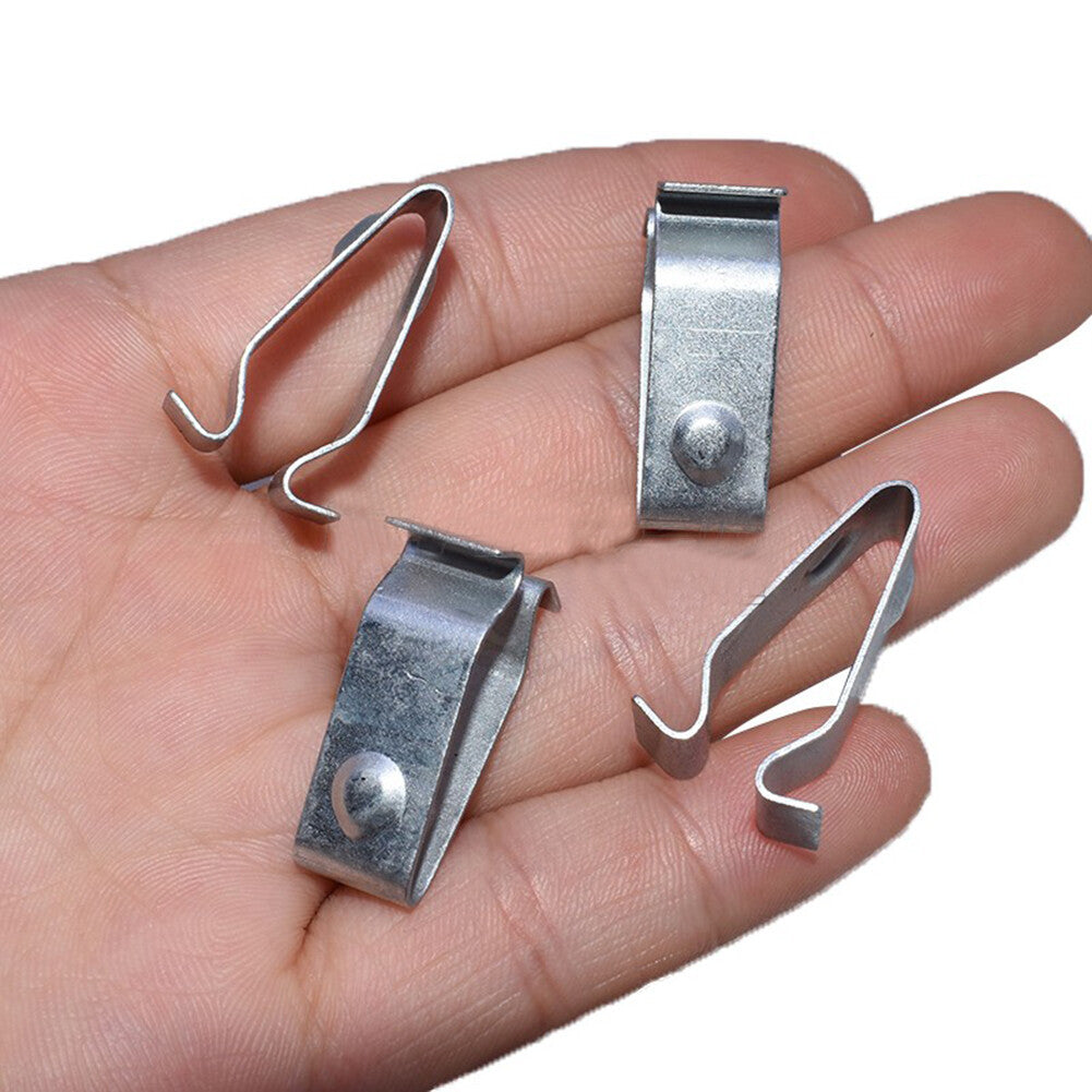 10 Car Spring Metal Panel Molding Trim Retainer Clips for Tesla