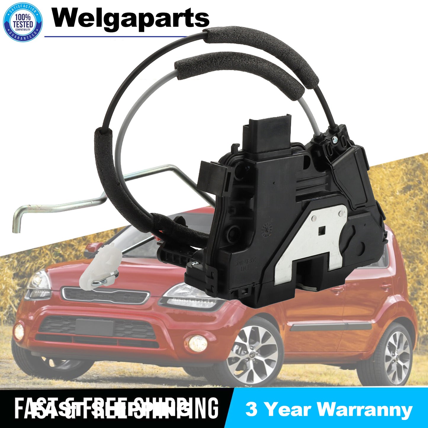 New Front Left Door Lock Latch Actuator 813102K030 for Kia Soul 2011-2013 US
